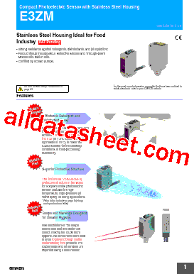 E39-R3 Datasheet PDF - Omron Electronics LLC