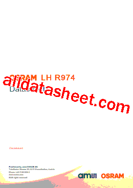 LH-R974 Datasheet PDF - ams-OSRAM AG