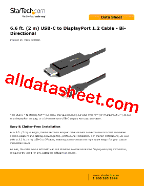 CDP2DP2MBD Datasheet PDF - StarTech.com Ltd.