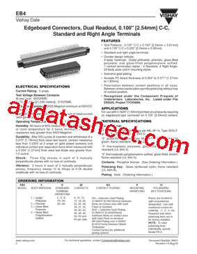 EB412R10 Datasheet PDF - Vishay Siliconix