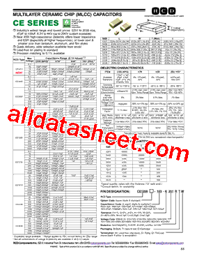 CE1206-R50-F Datasheet PDF - RCD COMPONENTS INC.