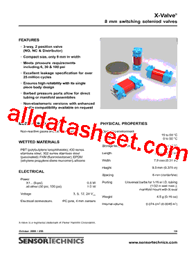 X224LSB Datasheet PDF - Sensortechnics GmbH