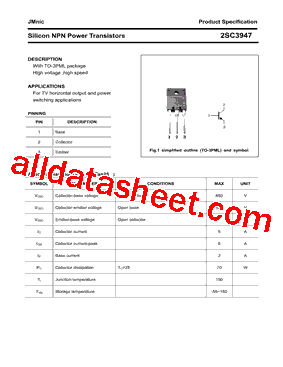 2SC3947 Datasheet PDF - Quanzhou Jinmei Electronic Co.,Ltd.