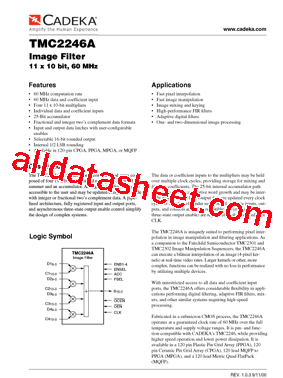 TMC2246AG1C1 Datasheet PDF - Cadeka Microcircuits LLC.
