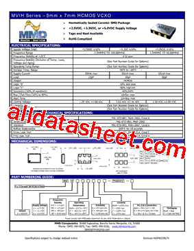 MVIH5010DXHT Datasheet PDF - MMD Components