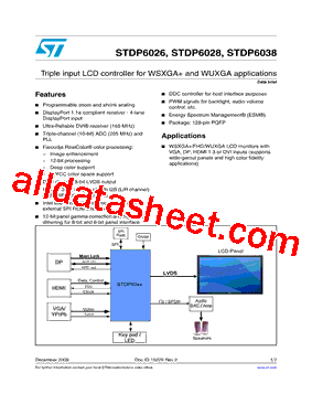 STDP6028 Datasheet PDF - STMicroelectronics