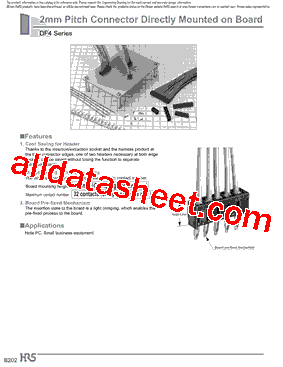 DF4-28DP-2C Datasheet PDF - Hirose Electric