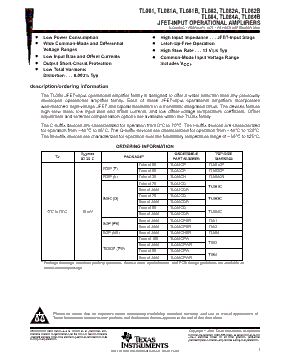 TL082CPSRG4 Datasheet PDF - Texas Instruments
