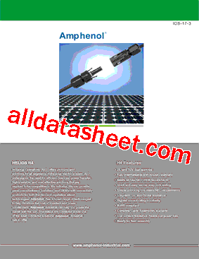 H3CPO2DI Datasheet PDF - Amphenol Corporation