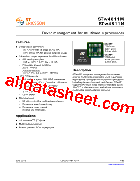 STW4811N Datasheet PDF - STMicroelectronics
