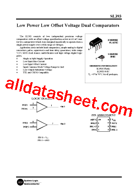 SL393D Datasheet PDF - System Logic Semiconductor