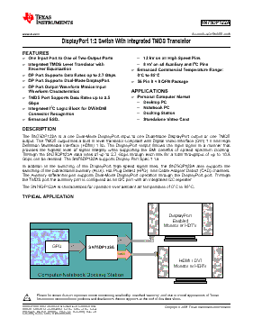 SN75DP122ARTQR Datasheet PDF - Texas Instruments