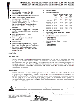 TM124MBJ36F Datasheet PDF - Texas Instruments