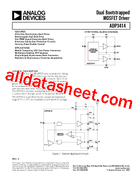 ADP3414JR Datasheet PDF - Analog Devices