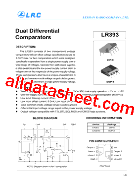 LR393D Datasheet PDF - Leshan Radio Company