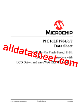 PIC16LF1906-IPTQTP Datasheet PDF - Microchip Technology