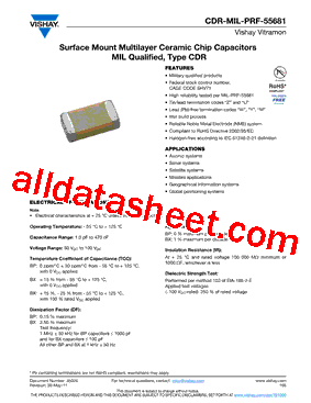 CDR32BX621BFURAJ Datasheet PDF - Vishay Siliconix