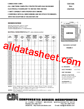 CD4760A Datasheet PDF - Compensated Deuices Incorporated
