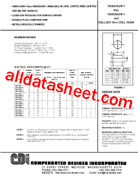 CDLL3828A Datasheet PDF - Compensated Deuices Incorporated