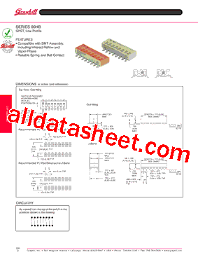 90HBW02PRT Datasheet PDF - Grayhill, Inc