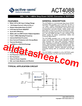 ACT4088US-T8082 Datasheet PDF - Active-Semi, Inc
