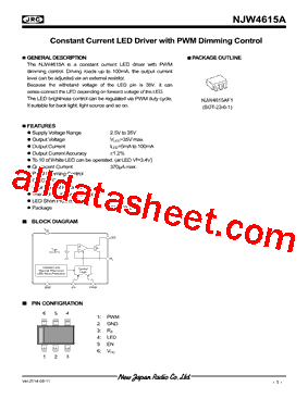 NJW4615A Datasheet PDF - New Japan Radio