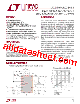 LTC3545-1 Datasheet PDF - Linear Technology