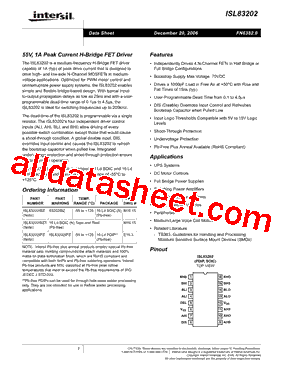 ISL83202IBZ Datasheet PDF - Intersil Corporation