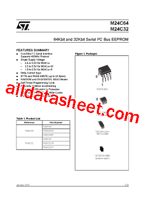 M24C32-RMB6P Datasheet PDF - STMicroelectronics
