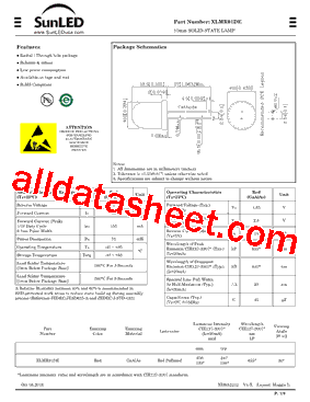 XLMR01DE Datasheet PDF - SunLED Corporation